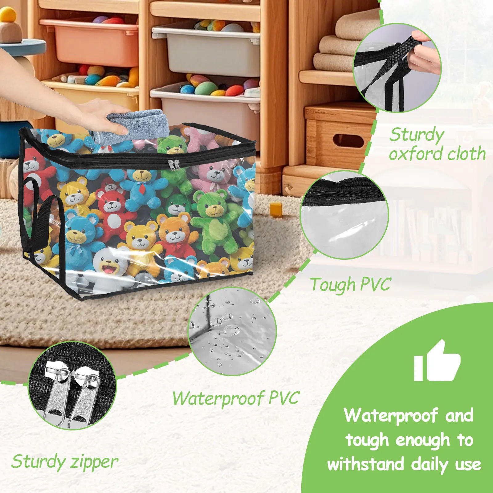 Transparent Toy Storage Bag La - Reusable Produce Bag review and price