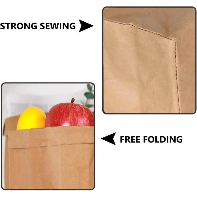 Kraft Paper Bag Washable Paper - Reusable Produce Bag review and price