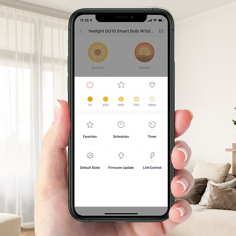 Yeelight GU10 W1 WiFi Smart LE - Yeelight Light Smart Bulb review and price