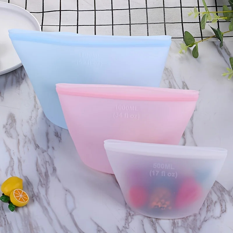 Reusable Silicone Storage Bags - Reusable Produce Bag review and price