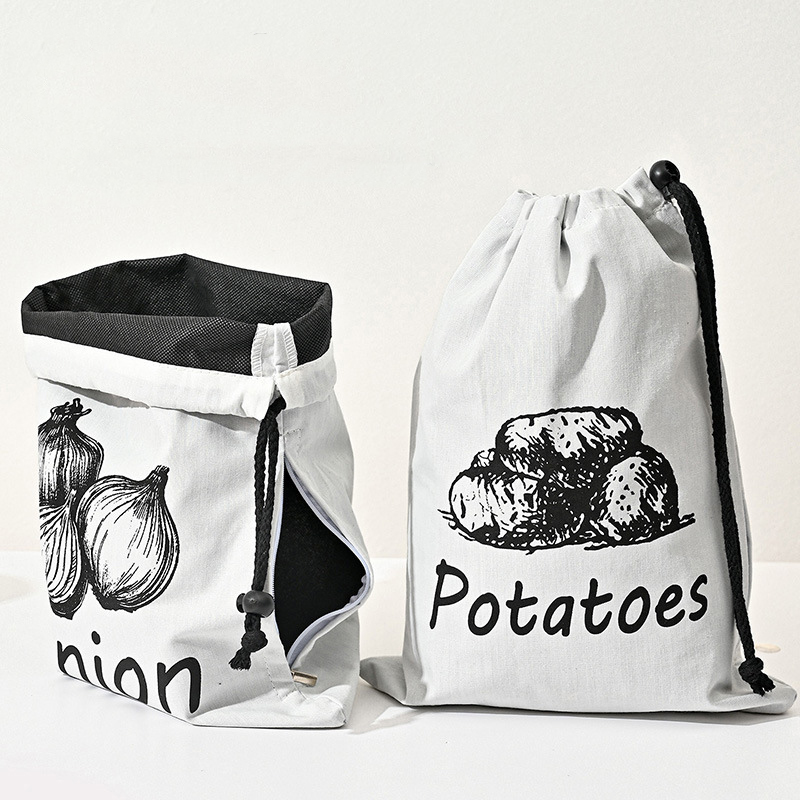 Potato Onion Garlic Pattern St - Reusable Produce Bag review and price