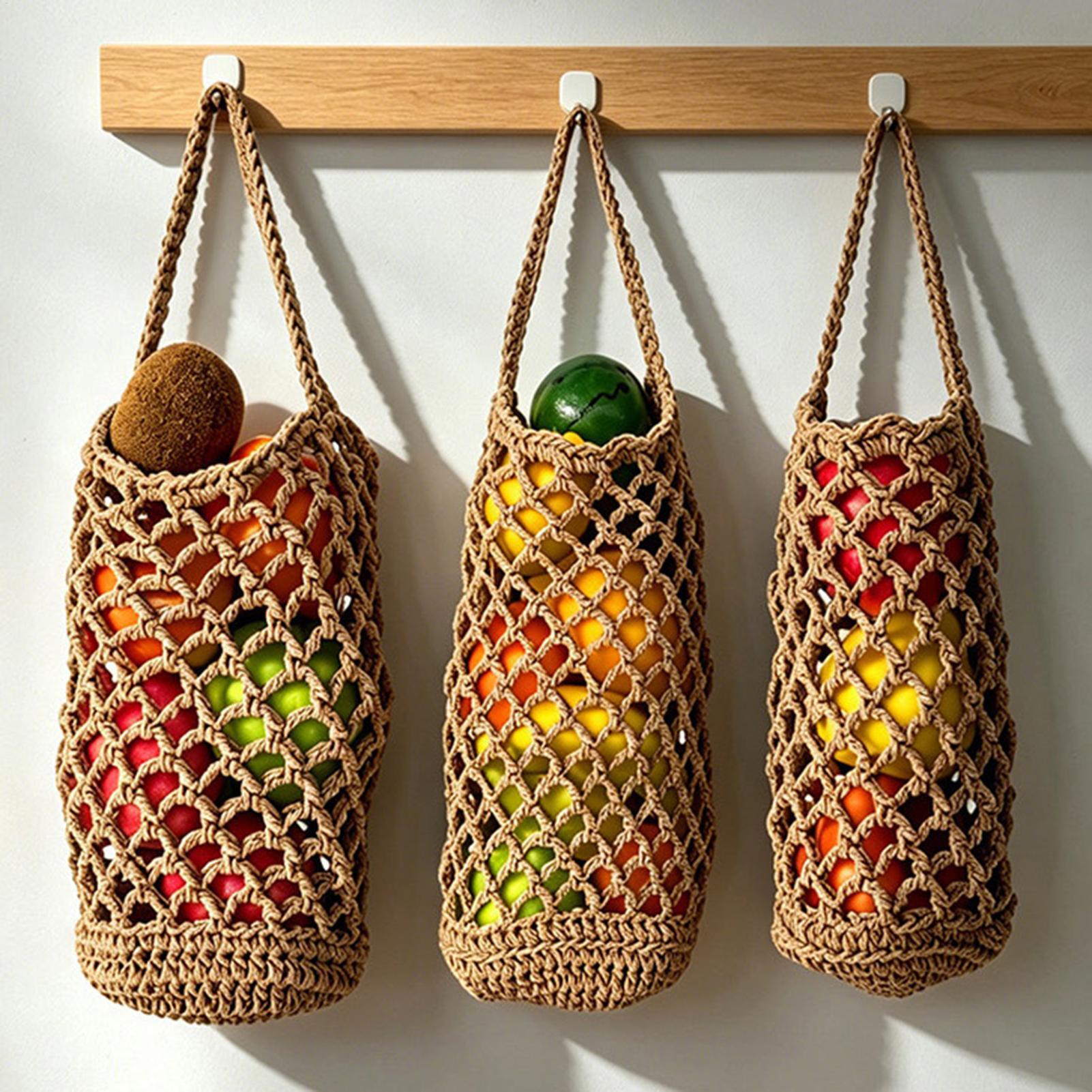 Boho Hand Woven Vegetable Stor - Reusable Produce Bag review and price