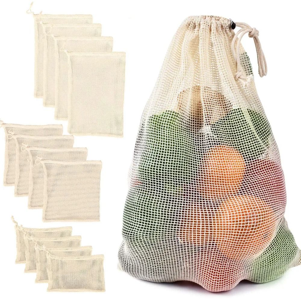 Reusable Cotton Mesh Bag Large - Reusable Produce Bag review and price